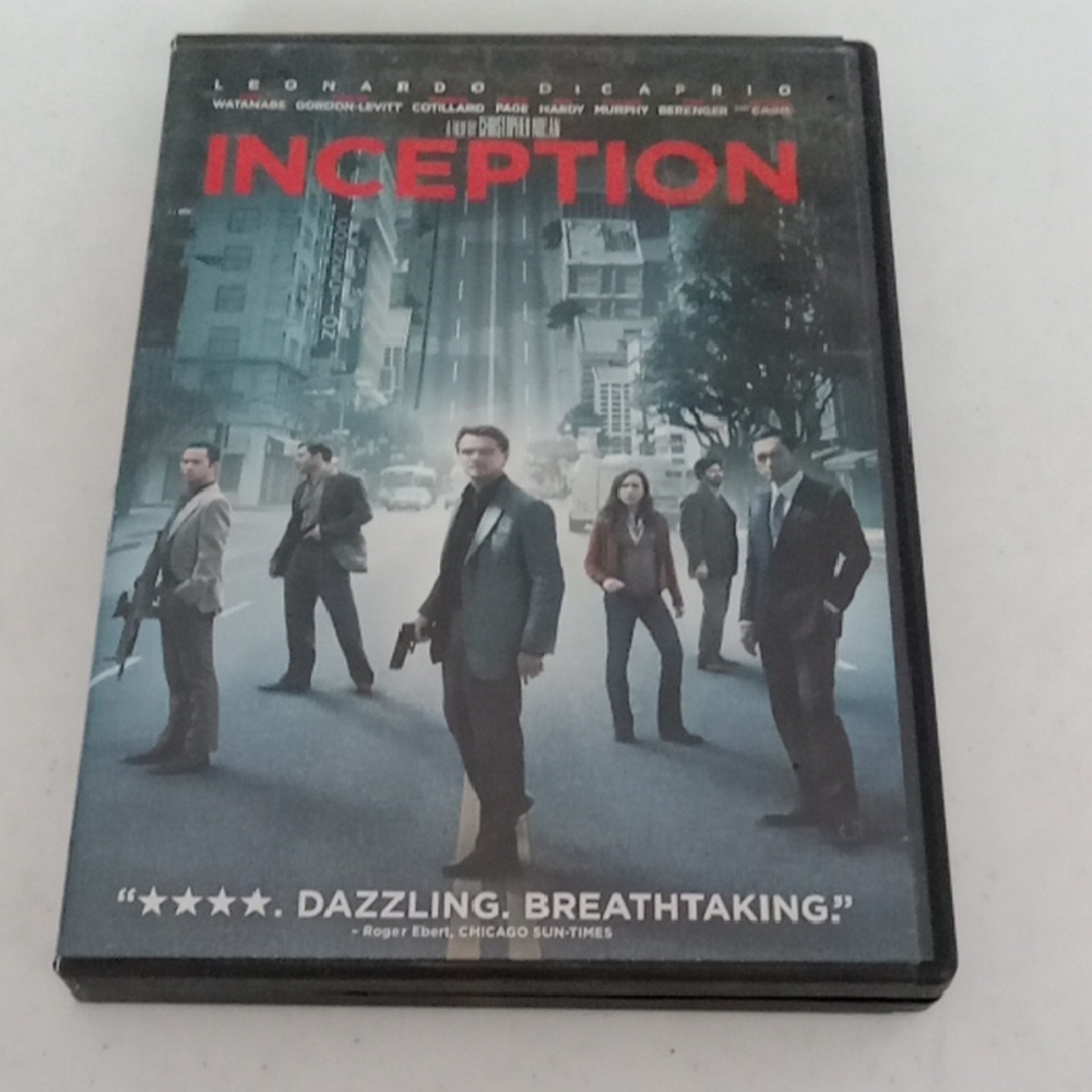 Warner Bros. Inception DVD - Black and Red Cover